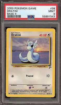 Pokemon Dratini Base Set 2 #38 PSA 9 Mint • $0.99
