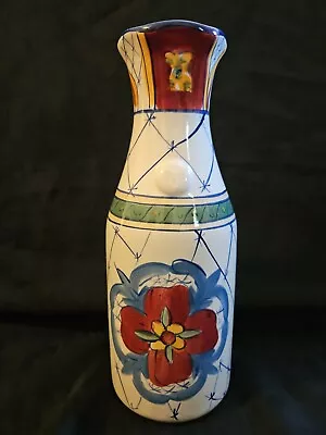 HD Designs Carafe / Pitcher Talavera Style Floral • $16.99