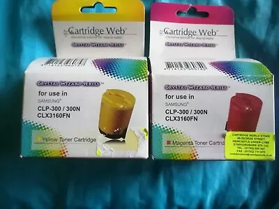 Toner Cartridges For Samsung CLP300 CLP300N CLX2160 CLX2161K CLX3160 CLP K3 • £10.99
