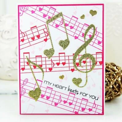£2.77 • Buy Music Notes Clef Metal Cutting Dies Scrapbooking Embossing Paper Craft Decorate 