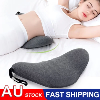 $25.89 • Buy Car Seat Memory Foam Lumbar Back Support Pillow Cushion Chair Support Office AU
