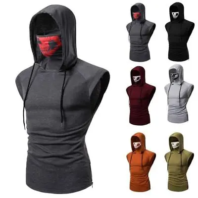 Masked Hooded Vest For Mens • $22.32