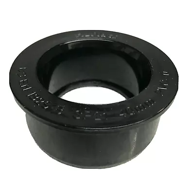 £6.45 • Buy Black 62mm X 40mm (43mm) Glued Boss Pipe Adapter Reducer Fits Polypipe