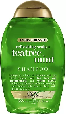 Tea Tree Clarifying Shampoo For Oily And Greasy Hair 385 Ml • £7.21