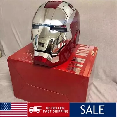 AUTOKING Iron Man MK5 1:1 Helmet Wearable Voice-control Mask Halloween Cosplay • $158.39