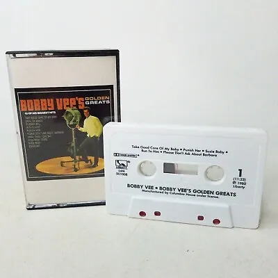 Bobby Vee: Bobby Vee's Golden Greats (Cassette 1980 Columbia Records) • $5.45