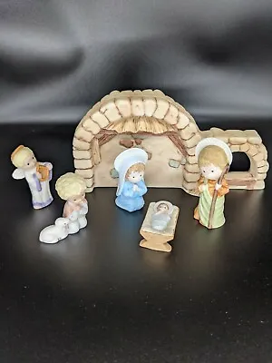 Hallmark The Nativity Collection Inspired By Mary Hamilton 6 Piece Figurine Set • $35