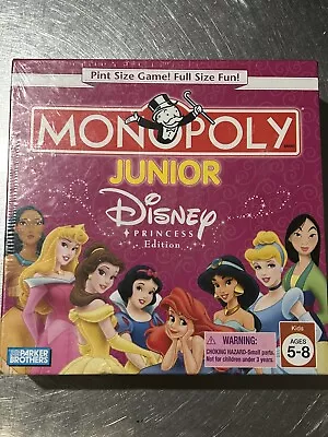 **NEW** Monopoly Junior Disney Princess Board Game Complete 2004 Children's Kids • $24