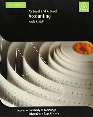 Accounting A Level And AS Level Randall Harold • £9.13