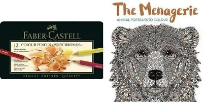 Faber-Castell Polychromos Colour Pencils And The Menagerie: Animal Portraits Co • £27.49