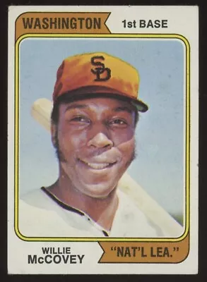 WILLIE McCovey - 1974 Topps Baseball Card #250 - Avg • $0.99