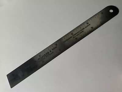 Executive 6  Flexible Rule Machinist Ruler Conversion Table Stainless 1/32 1/64 • $8.99