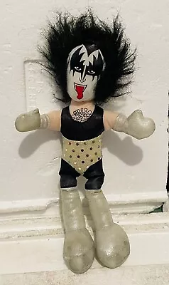 KISS GENE SIMMONS VINTAGE Plush Toy Doll (2002) ROCK N ROLL 42CM (TOY FACTORY) • $39.95