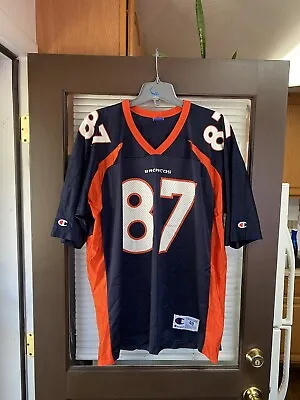 Vintage CHAMPION Denver Broncos #87 Ed McCaffrey NFL Football Jersey Elway CLEAN • $62