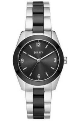 £39.99 • Buy DKNY Nolita Two Tone Stainless Steel Bracelet NY2905, Silver And Black RRP£162