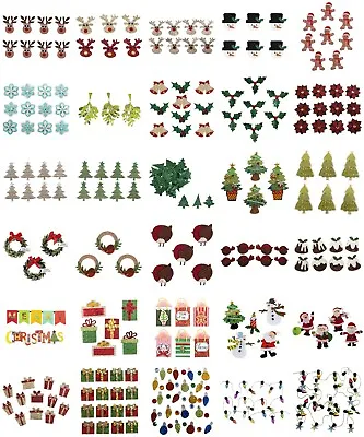 Trimits Christmas Decorations Craft Embellishment Handmade Card Scrapbooking • £3.50