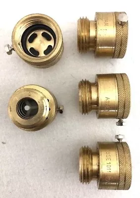  New Set Of 5 Brass Hose Bibb Vacuum Breaker Lot Backflow Preventer Anti-Siphon • $52.99