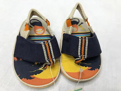 $7.98 • Buy Hawaiian Sunset JC Penny Okie Dokie Baby Sandals NWT