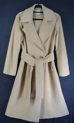 NEW Vince Wool Coat In Beige Size L • $299.99