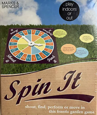 Marks And Spencers Spin It Game 3+ Complete   New Sealed P22 • £5.99