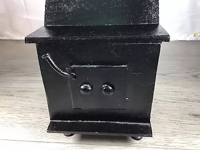 Handmade Cast Iron Stove Bank ( 7 In Tall X 7 In Long X 5 In Wide) • $35.99