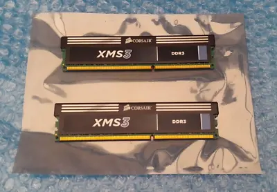 Corsair XMS3 8GB 2 X 4GB 1333MHz PC Computer Desktop Memory With Warranty • £11