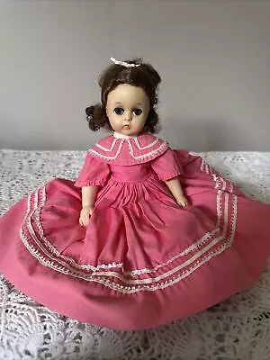 Vintage Madame Alexander 12  Doll Beth Little Women Series Pink Dress Lissy Face • $25