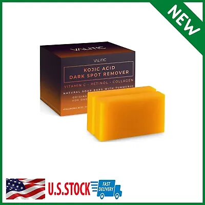 VALITIC Kojic Acid Dark Spot Remover Soap Bars With Vitamin C Retinol2 Pack • $22.76