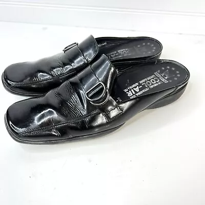 Mephisto Dhana Black Patent Leather Slide Shoe 8.5 • $34.99