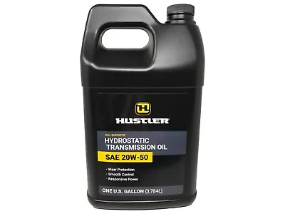 (1) GALLON- HUSTLER Hydrostatic Transmission Oil 20W50 • $59.99