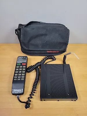 Vintage Technophone MC995A Car Phone With Carry Case - UNTESTED • $6.49