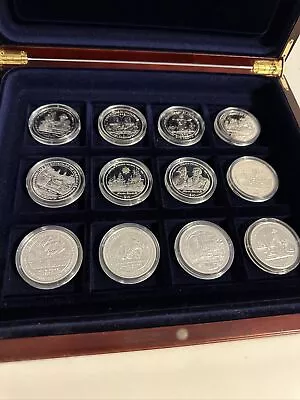 London Mint - The Vice Admiral Lord Nelson Collection Of 12 Silver Proof Crowns • £180