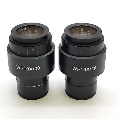 Zeiss Microscope Eyepiece Pair WF 10x/20 Primo 415500-1501-000 • $295