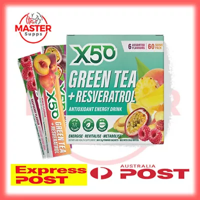 Green Tea X50 60 Serves Express Post • $54.90