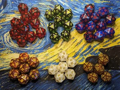 OVERSIZED D20 SPINDOWN Dice -CHOOSE YOUR SET- Magic The Gathering • $12.99