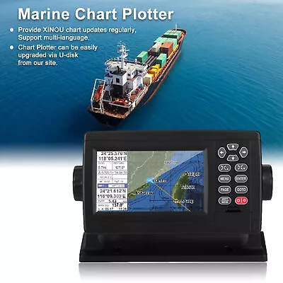 5in Marine Satellite GPS Navigator Color LCD Display XF‑520 Dual‑Mode Positionin • $319.17