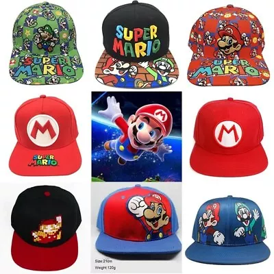 Baseball Cap  Mario  Bros Anime Cosplay Adjustable • $15.50