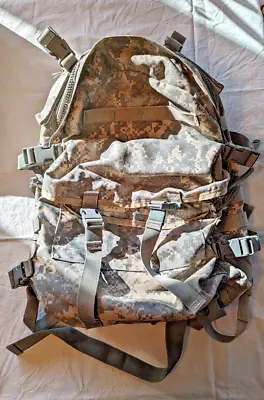 Military Bookbag Backpack Camo Camouflage Tactile Bag Molle II Assault Stiffener • $31.62
