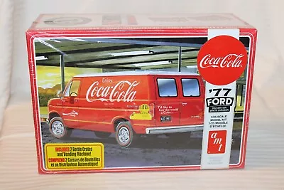 1/25 Scale AMT Coca-Cola 1977 Ford Van Model Kit #1173M/12 BN Sealed Box • $45