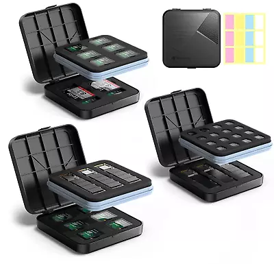 Yottamaste Memory Card Case Holder Storage Organizer For TF Micro SD SD M.2 SSD • £7.99