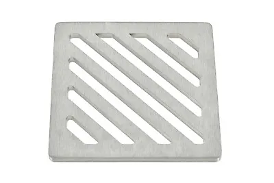 £26.50 • Buy 100mm 10cm ~4  Square Stainless Steel Drain Cover Gully Grid Grate