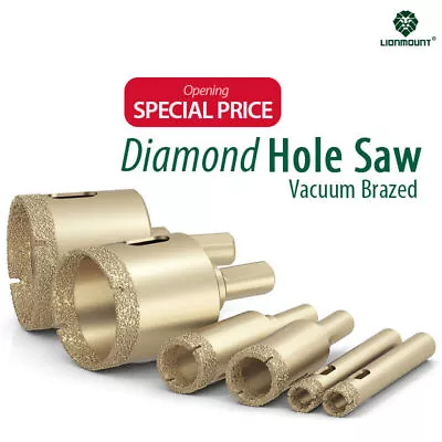 Diamond Hole Saw Drill Bits Set Cutter For Glass Tile Ceramic Marble Fit Dewalt • $7.54