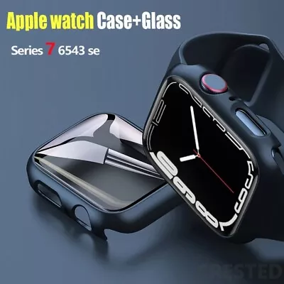 $7.96 • Buy Apple Watch Series 8th/SE7/6/5/4/3/2/ 360* Full Cover Tempered Glass Case Cove