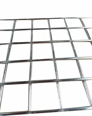 Welded Wire Mesh Panels | Galvanized Steel Sheet | 1  X 1  Hole (Choose Size) • £0.99