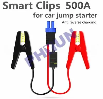 Car Jump Starter 500A EC5 Connector Jumper Cable Clamp Emergency Booster Clips • $28.60