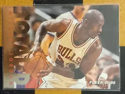 Michael Jordan 1995 Fleer #3 Total D *Excellent Condition* • $8