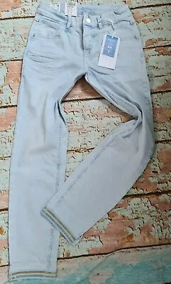 £36.20 • Buy Mac Jeans Trousers Stretch Jeans Blue Light Blue With Sequins (623)