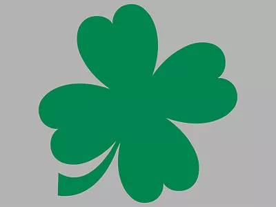 FOUR LEAF CLOVER Shamrock St Patricks Day Irish Lucky Celtic Sticker Vinyl Decal • $3.50