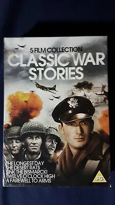 Classic War Stories - 5 Film Collection DVD Films Cinema|War & Combat Fiction • £17.69