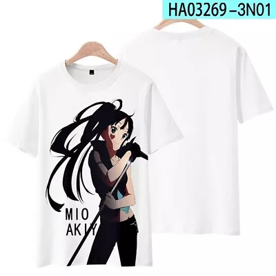 K-ON Anime Cosplay Casual Unisex T-shirt Short Sleeve Men Woman TEE H5 • $23.99